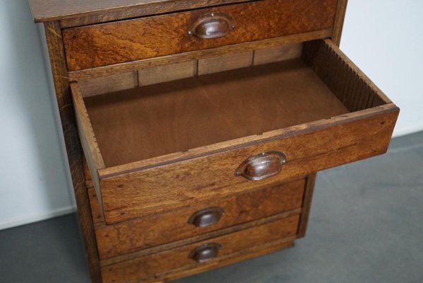 German Oak Apothecary Cabinet, Mid-20th Century-XO-844076