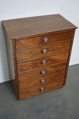 German Oak Apothecary Cabinet, Mid-20th Century-XO-844076