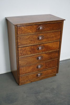 German Oak Apothecary Cabinet, Mid-20th Century-XO-844076