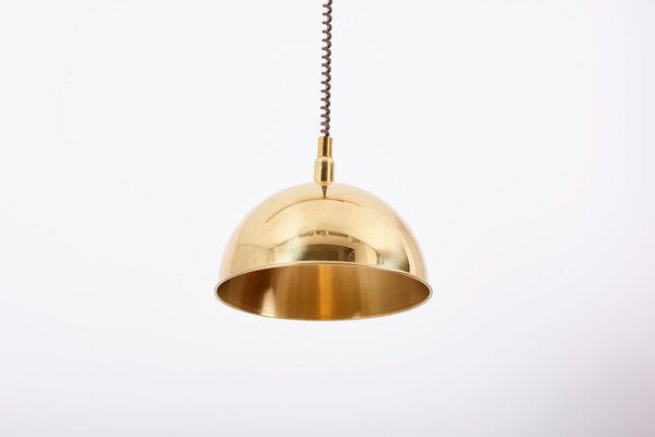 German Pendant Lamp in Brass by Florian Schulz, 1970s-SFD-1274250