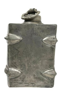 German Pewter Decanter in the Shape of a Book-UCH-1224133