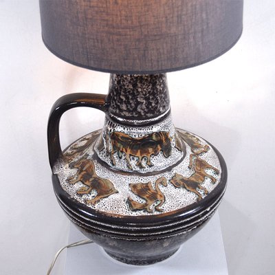 German Pottery Floor Lamp, 1960s-GIW-1293595