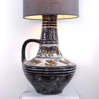 German Pottery Floor Lamp, 1960s-GIW-1293595