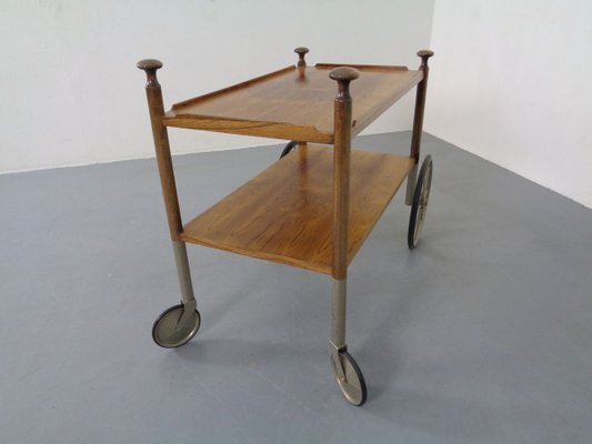 German Rosewood Tea Trolley by Walter Wirz for Wilhelm Renz, 1960s-RDW-888419