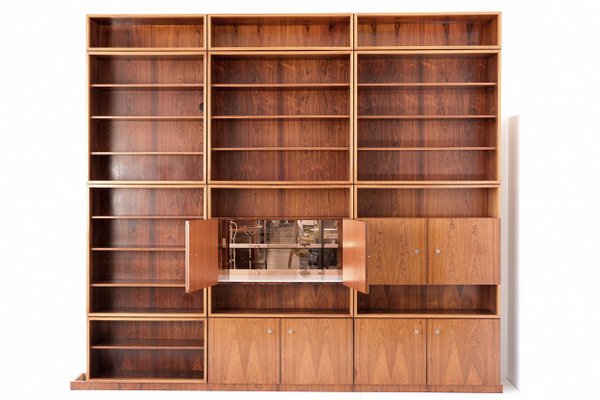 German Rosewood Wall Unit from Perfecta, 1960s-LOB-623142