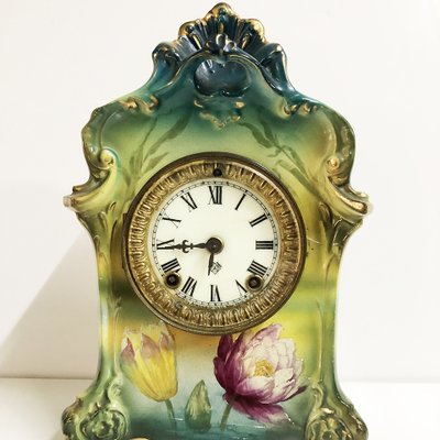 German Royal Bonn Table Clock, 1940s-OLY-846865