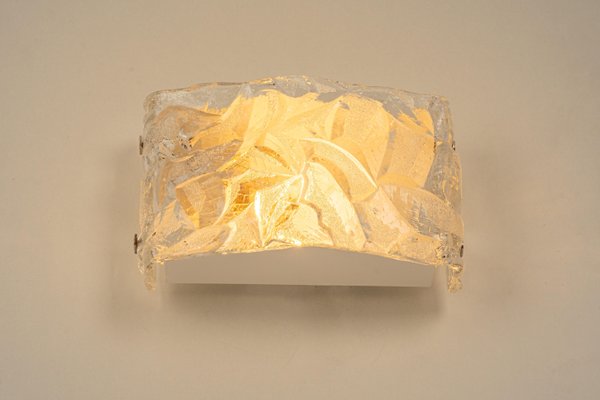 German Sconces in Murano Glass by Kaiser, 1970s, Set of 2-UGR-1179944