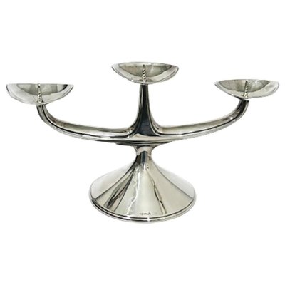 German Silver Candlestick by Wilhelm T. Binder, 1950s-UCH-1224391