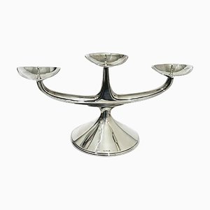 German Silver Candlestick by Wilhelm T. Binder, 1950s-UCH-1224391