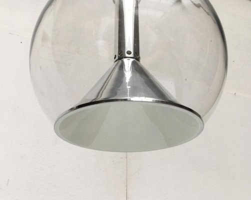 German Space Age Glass Globe Pendant Lamp from Erco-UAH-810135