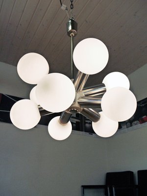 German Space Age Sputnik Ceiling Lamp from VEB Deutsche Werkstätten Hellerau, 1960s-DEK-561379