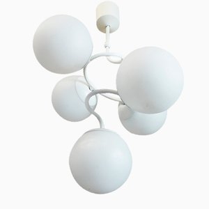 German Spiral Sputnik Chandelier from Kaiser Idell / Kaiser Leuchten, 1960s-DEK-551163