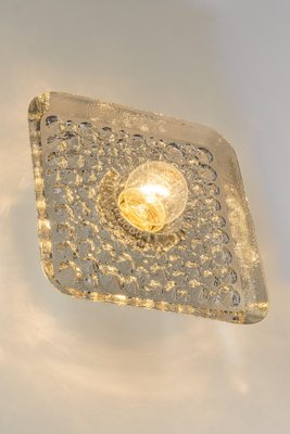 German Sputnik Wall Sconces in Crystal Glass from Peill & Putzler, Set of 2-UGR-1324647