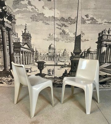 German Stackable Fiberglass BA 1171 Chairs by Helmut Bätzner for Bofinger, 1960s, Set of 2-JP-1117790