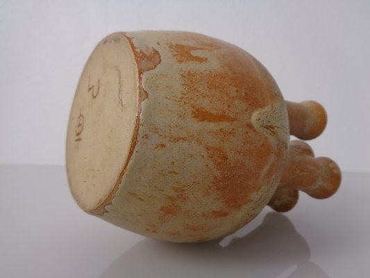 German Studio Ceramic Mushroom Vase by Lu & Gerd Grove, Lübeck, 1960s-RDW-2016668