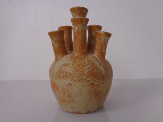 German Studio Ceramic Mushroom Vase by Lu & Gerd Grove, Lübeck, 1960s-RDW-2016668