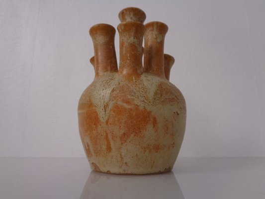 German Studio Ceramic Mushroom Vase by Lu & Gerd Grove, Lübeck, 1960s-RDW-2016668