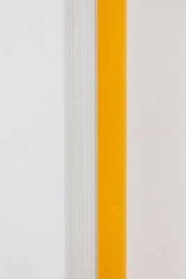 German Tube Wall Lamp in Yellow Metal and Fluorescent by Anders Pehrson, 1970s-KL-1293741