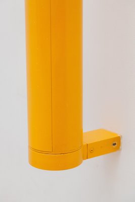 German Tube Wall Lamp in Yellow Metal and Fluorescent by Anders Pehrson, 1970s-KL-1293741