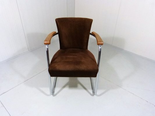 German Tubular Easy Chair, 1950s-TU-724842