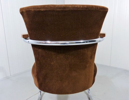 German Tubular Easy Chair, 1950s-TU-724842