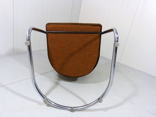 German Tubular Easy Chair, 1950s-TU-724842