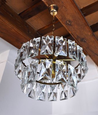 German Two Tiers Chandelier from Kinkeldey, 1970-EJE-1174588