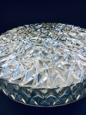 German Wall Lamp in Crystal Glass by Bur Leuchten, 1960s-RQV-1368313