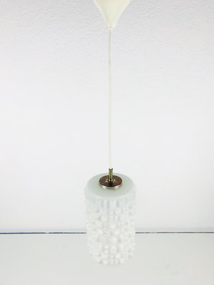 German White Opaline Glass Ceiling Lamp from Peill & Putzler, 1970s-PUK-617893