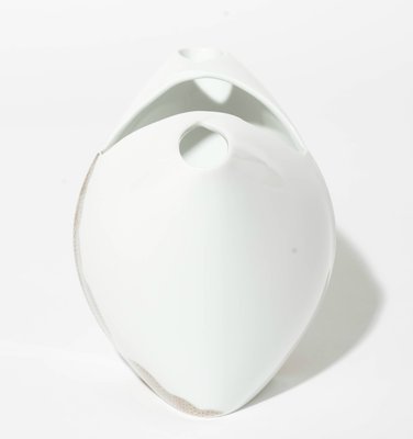 German White Porcelain Tusca Vase by Lino Sabattini for Rosenthal, 1980s-KQ-106059