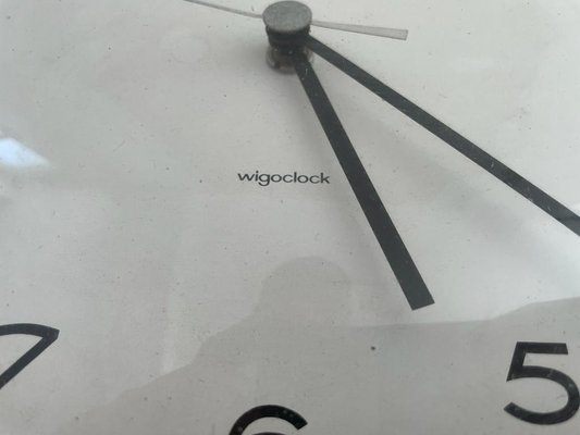 German Wigo Minimalist Wall Clock, 1970s-RDS-1734568