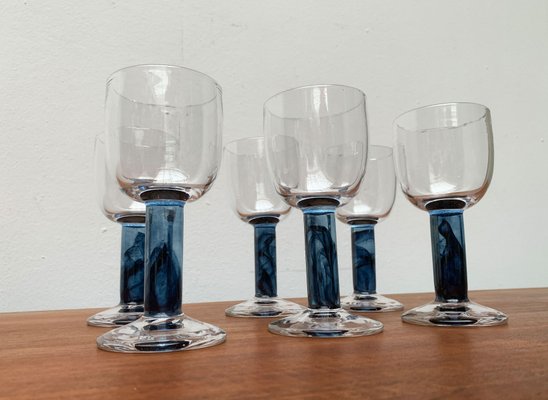 German Wine Glasses by Regina Kaufmann for Glashagen Hütte, Set of 6-UAH-1181228