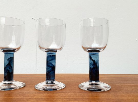 German Wine Glasses by Regina Kaufmann for Glashagen Hütte, Set of 6-UAH-1181228