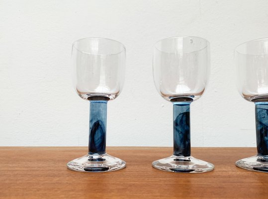 German Wine Glasses by Regina Kaufmann for Glashagen Hütte, Set of 6-UAH-1181228