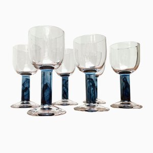 German Wine Glasses by Regina Kaufmann for Glashagen Hütte, Set of 6-UAH-1181228