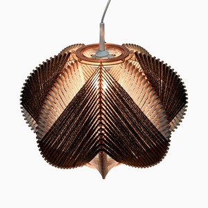 German Woven Wabi Sabi Pendant Lamp, 1970s-BHG-1089151