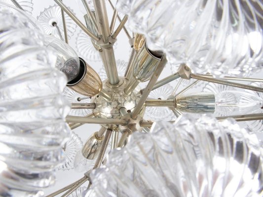 Germany Crystal Snowball Sputnik Chandelier from Palwa, 1960s-DEK-1383206