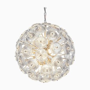 Germany Crystal Snowball Sputnik Chandelier from Palwa, 1960s-DEK-1383206