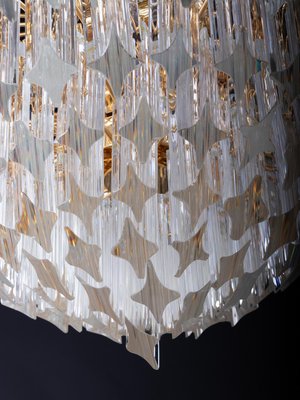 Germany Palwa Chandelier in Crystal Prism & Gilt Brass, 1960s-DEK-932415