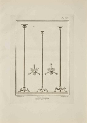 Giacomo Casanova, Ancient Roman Decorations, Etching, 18th Century-ZCI-1453320