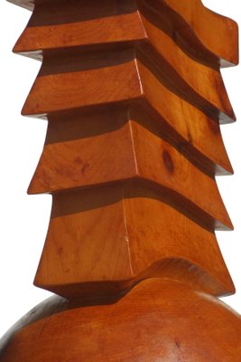 Giampiero Pazzola, Abstract Totem, Wooden Sculpture-KGD-1126473