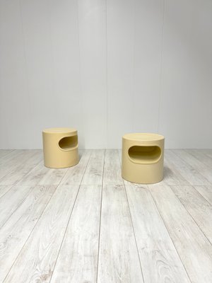 Giano Giano Vano Bedside Tables by Emma Gismondi Schweinberger for Artemide, 1970s, Set of 2-NWG-2032371