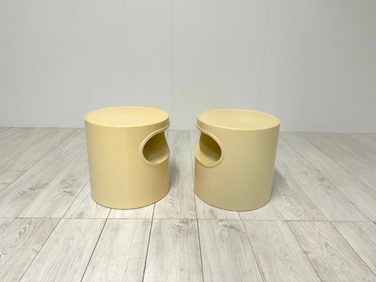 Giano Giano Vano Bedside Tables by Emma Gismondi Schweinberger for Artemide, 1970s, Set of 2-NWG-2032371