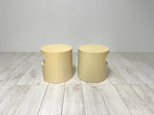 Giano Giano Vano Bedside Tables by Emma Gismondi Schweinberger for Artemide, 1970s, Set of 2-NWG-2032371