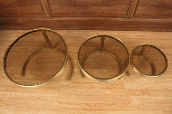 Gigogne Tables, 1970s, Set of 3-KMQ-1005138