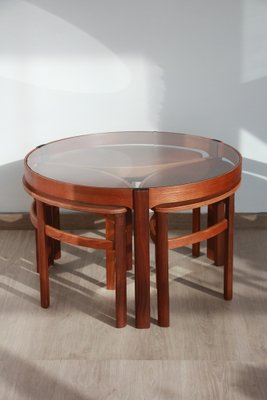 Gigognes Tables Trinity Model from Nathan, 1960s, Set of 3-YRI-1746257