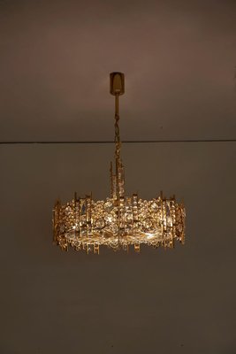 Gilded Brass Model S2601 Chandelier from Palwa, 1970s-VLZ-631836