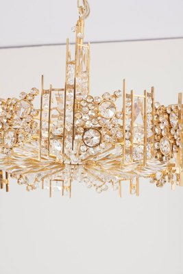 Gilded Brass Model S2601 Chandelier from Palwa, 1970s-VLZ-631836