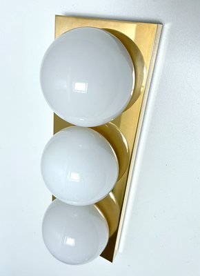 Gilded Bronze and Glass Wall Lights from Limburg, Set of 2-GUT-2023466