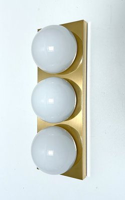 Gilded Bronze and Glass Wall Lights from Limburg, Set of 2-GUT-2023466